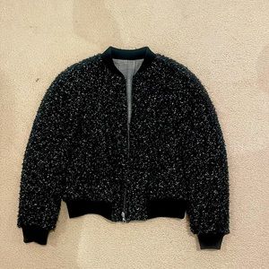 ALICE & OLIVIA reversible bomber jacket